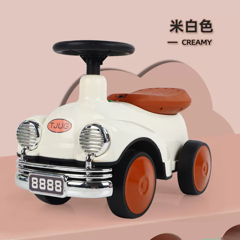 儿童扭扭车滑行车可坐人玩具车1—3岁溜溜车带灯光音乐四轮平衡车