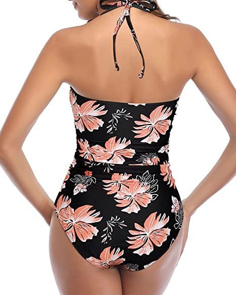 One-piece swimsuit in black