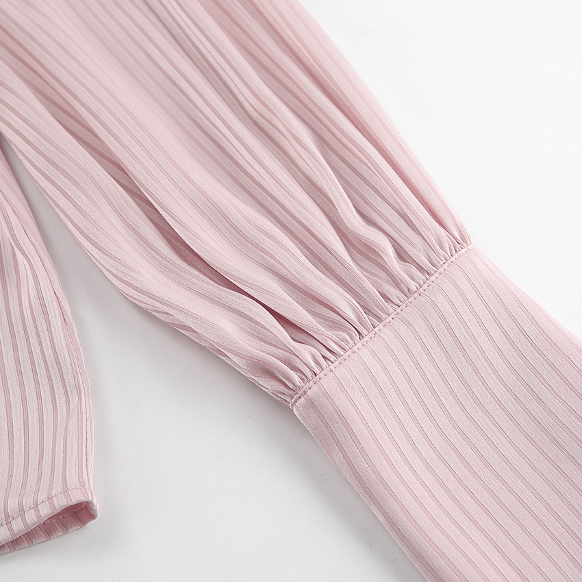 Elegante Damen Langarmbluse Für Den Herbst Und Winter Modetrend_voghion.com