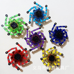 Cross-border Flash Mechanical Gyroscope Transforming Finger Rotation Chain Gyroscope DIY Finger Changing Light-up Gyroscope Toy