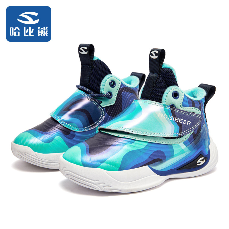 哈比熊2021冬季新款中大童运动鞋青少年炫酷球鞋二棉潮运动鞋代发