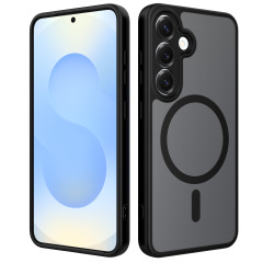 Samsung S25 磁気電話ケース、つや消し S24Ultra 保護カバー、Samsung 落下防止 Galaxy オールインクルーシブに適しています。