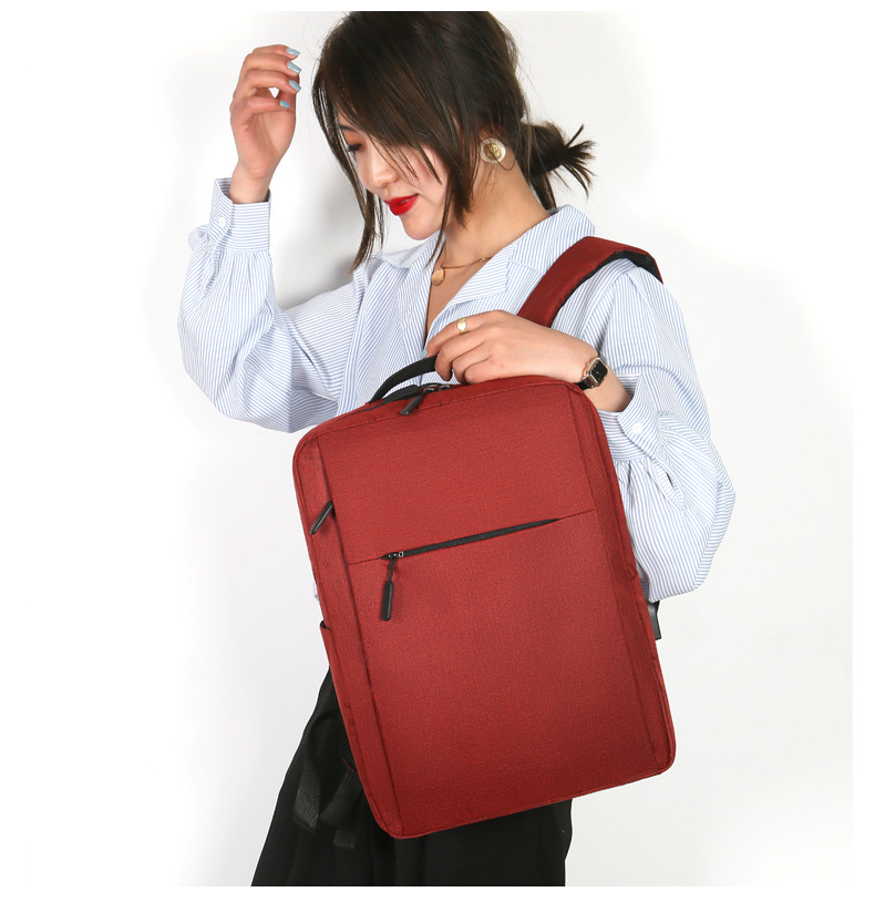2022 New Style fashionable and personalized backpack, large-capacity casual solid color backpack, business commuting nylon computer schoolbag undefined
