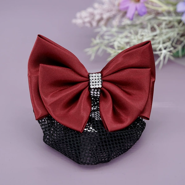 Satin bow red