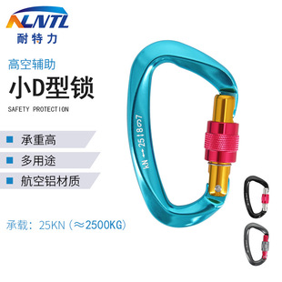 Cross-Border Popular Climbing Main Lock Carabiner 25Knd Type Hook Quick-Hook High-Altitude Work Camping Style Hammock Screw Lock