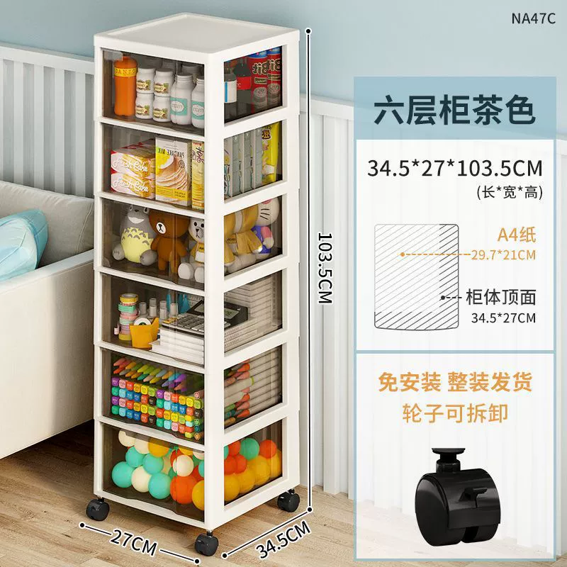 Multilayer storage system, plastic toy, box
