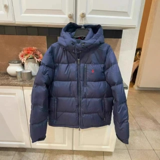 跨境正确版本小红马拉夫经典高品质保暖连帽加厚男女同款羽绒外套