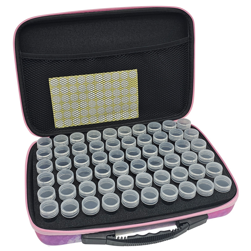 UV 인쇄 핑크 가죽 60 병 스티커