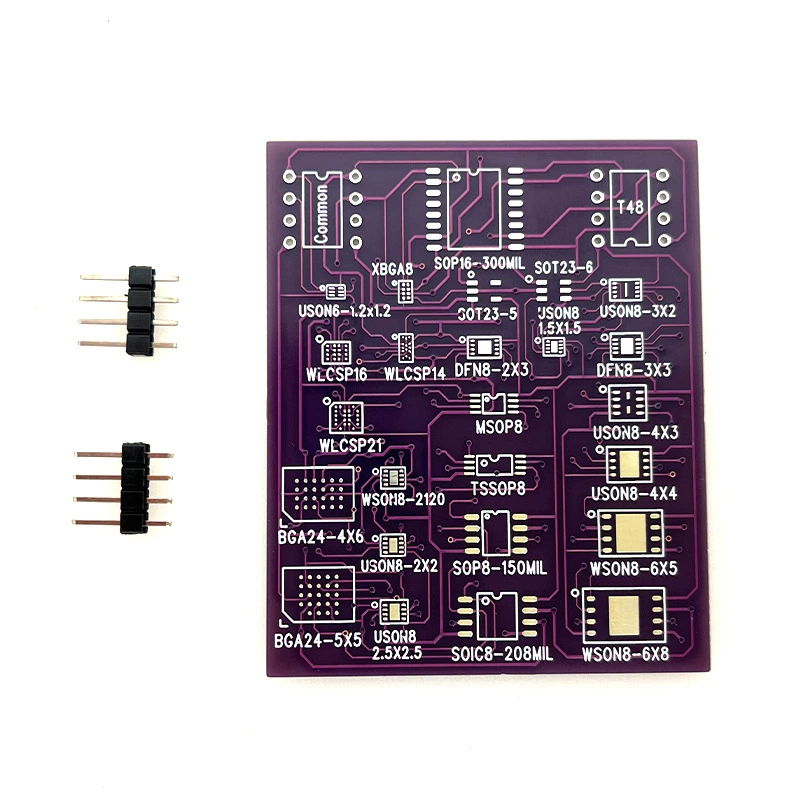 Burn record holder Read and write holder Chip BIOS read and write adapter WSON8 QFN8 test 4x4 ROM error