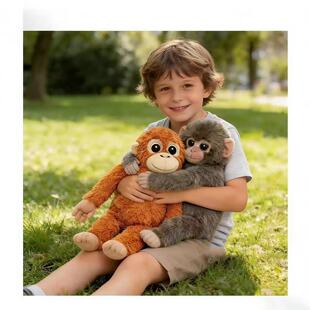 �羳����R�dCuddly Punch Monkey Plush�ɐ۵���Ȥ��ë�q���