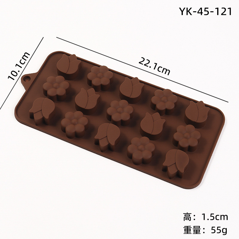 Molde de Silicona para Chocolate DIY, Multiuso con Formas de Dibujos Animados para Repostería
