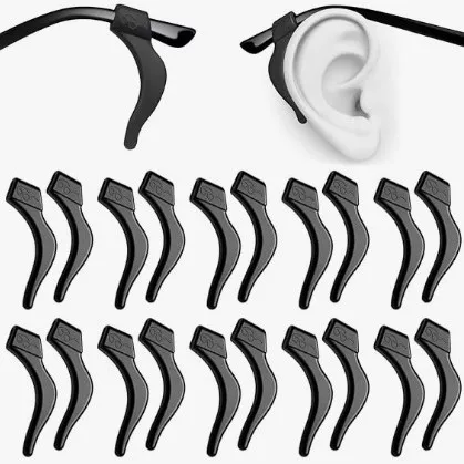 Cross-Border Eyewear Accessories, Silicone Sports Glasses, Anti-Slip Ear Hooks, Ear Clips, Ear Loops, Large Anti-Slip Covers