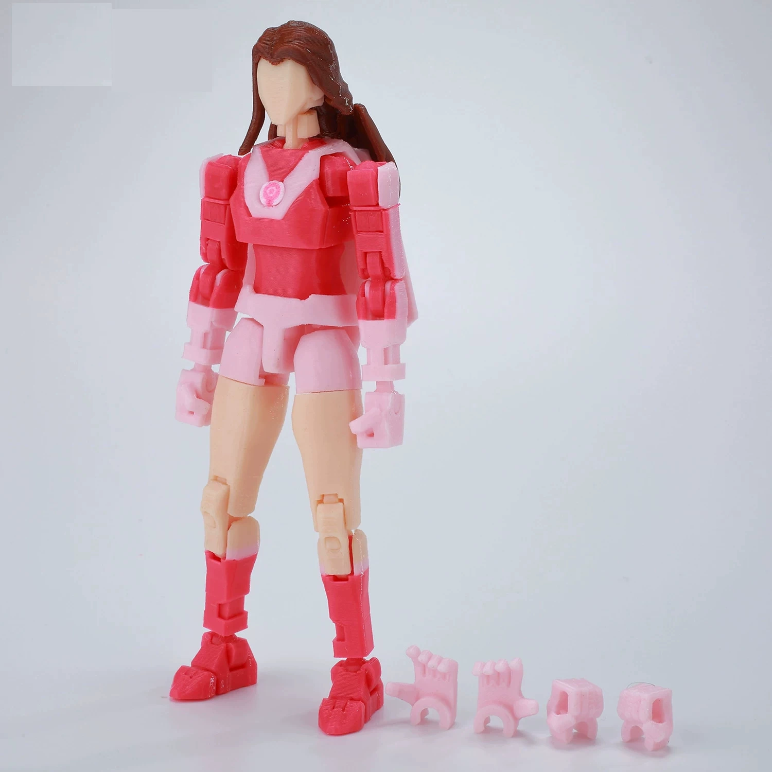 Кукла, подвижная настольная игра, конструктор, минифигура, игрушка, 3D
