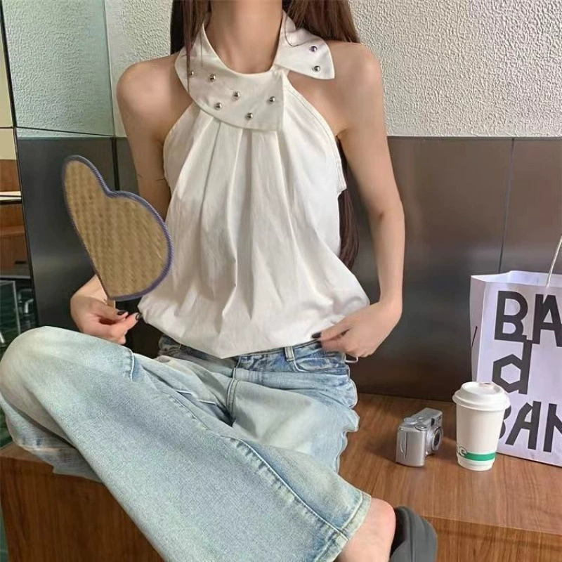 Футболка, дизайнерский топ с чашечками, летняя сумка без рукавов, Oversize