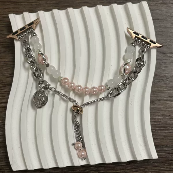 Pink mermaid pearls