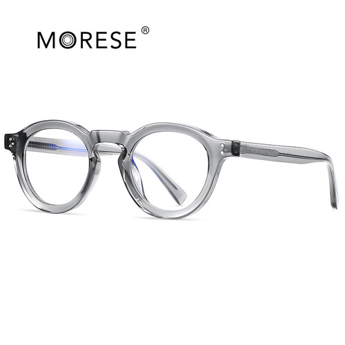 Cold tea retro glasses thick core CP imitation plate glasses frame decoration classic flat mirror Korean version black frame 2090