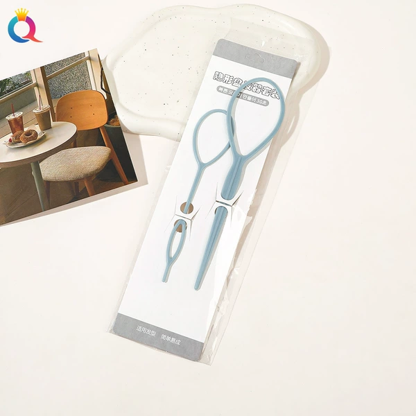 Large and small hair pins-blue