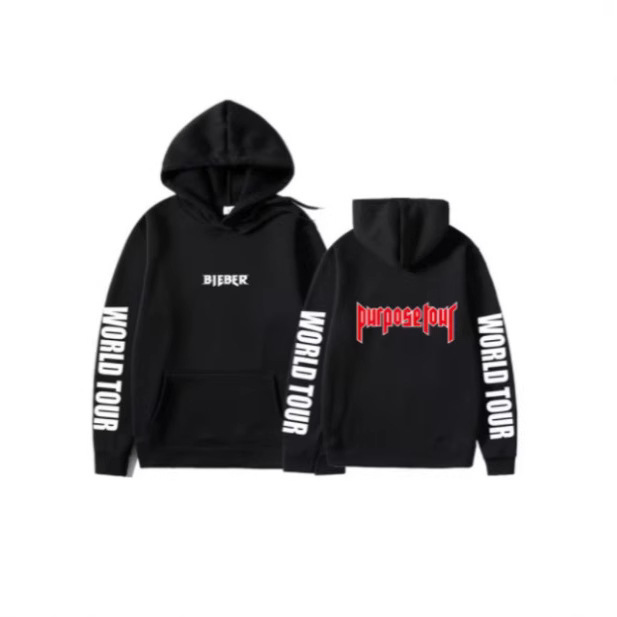 Justin Bieber's Men's and Women's Headwear Haraduku Wool Hoodie Super Source Factory