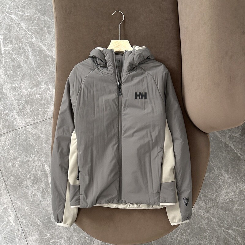 Helly Hansen Cotton Jacket Trendy Brand Outdoor Sports Thin Casual Hooded Unisex Cotton Coat