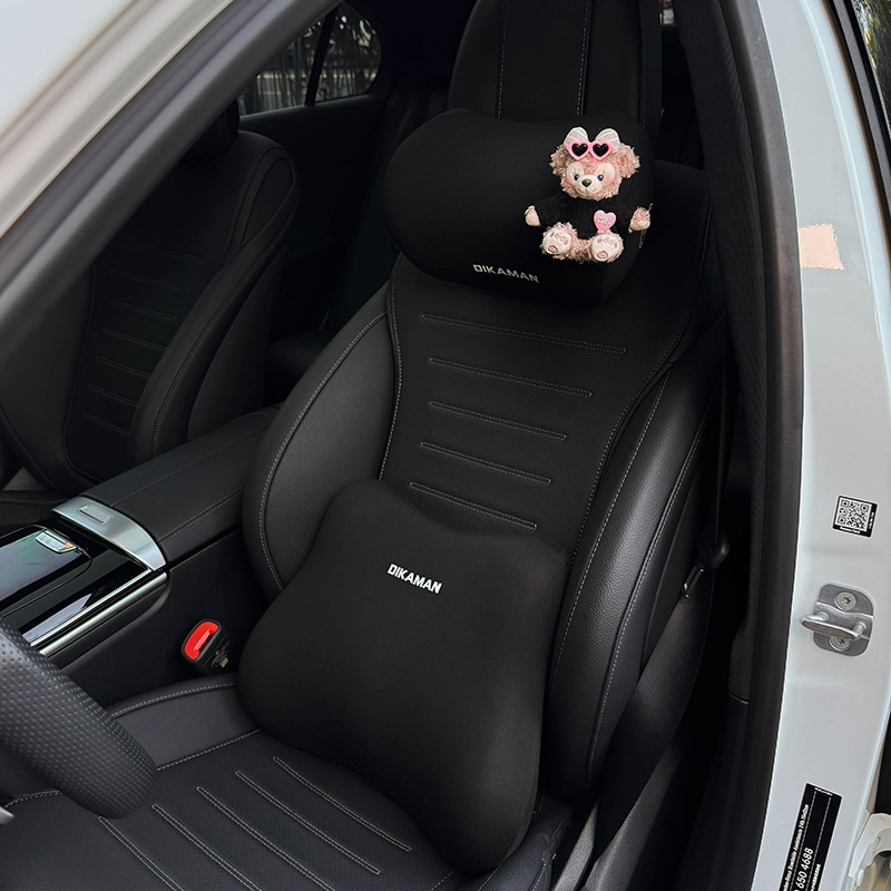Shirley Mei Car Headrest 2025 New Car Seat Neck Memory Foam Pillow Neck Pillow Car Lumbar Support for Women