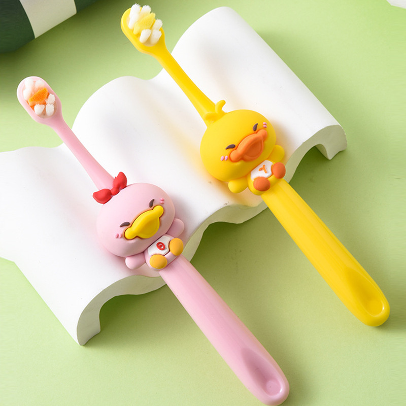 Duckbill Baby Children's 10,000-Hair Toothbrush Single Pack Baby Learning Cartoon Toothbrush Supermarket