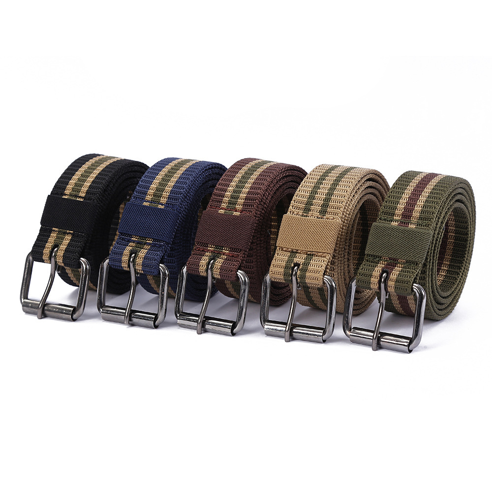 Men's cloth fashionable nylon woven universal belt for students for…