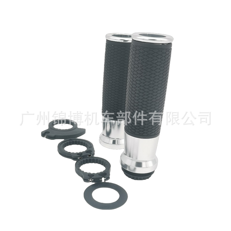 Jinbo Motorcycle Handlebar Grips Cnc Aluminum Alloy Modified Handlebar Rubber Grips Original Handlebar Grips Direct Supply from Cross-Border Factory