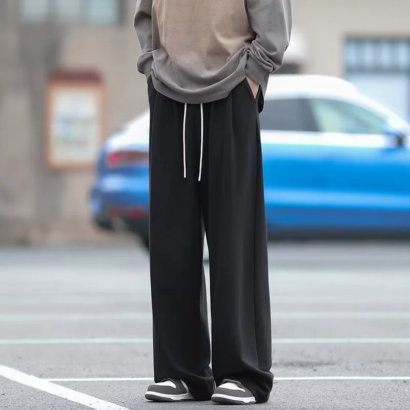 Прилив осенний тренд модные брюки для учащихся младших классов, oversize, свободный прямой покрой