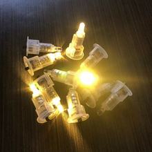 源头厂led发光含电子灯笼灯蜡烛高亮灯DIY万圣元宵中秋纸灯笼灯芯