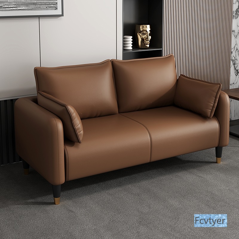Sofa Living Room 2025 New Small Apartment Double Anti-Cat Scratch Rest Area Rental Room Ear Fabric Sofa