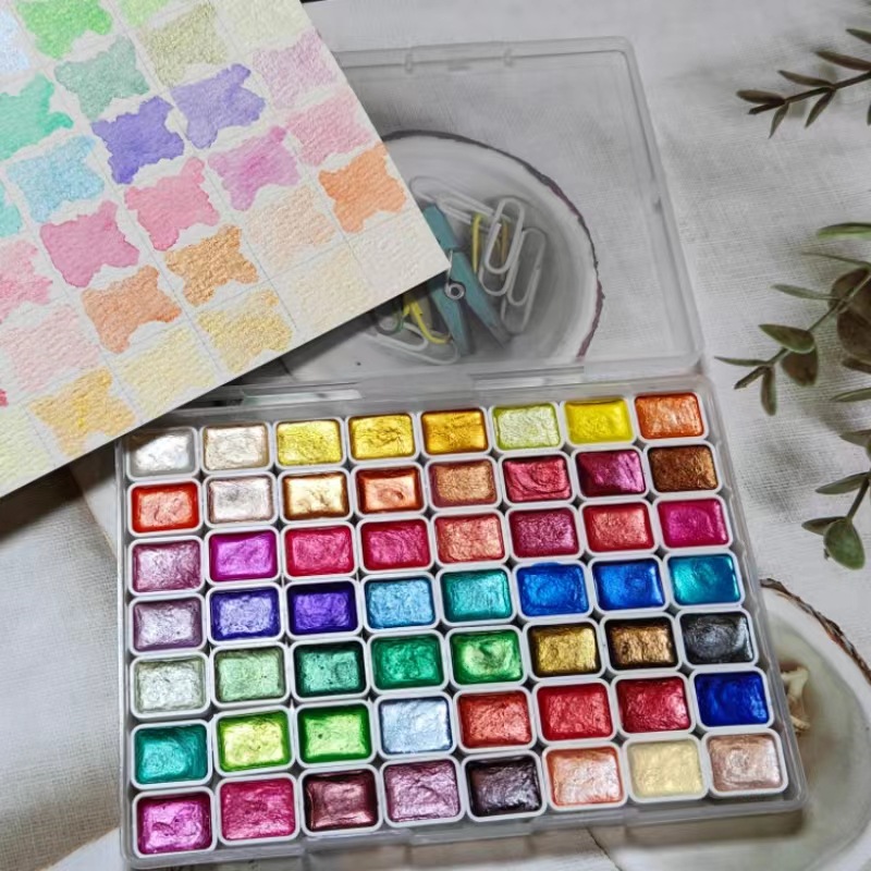 Estilo japonés pintura de uñas envuelto flor floreciente Internet celebridad perla color puro acuarela hecha a mano pintura sólida pintura 1ml