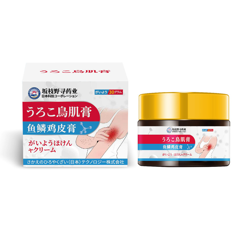 Sakamichi Noxu 魚鱗鶏皮クリームは、肌の荒れ、乾燥、ピーリングの不快感を和らげ、外用に優しいケアとヘルスケアクリームです。|undefined