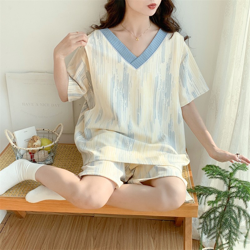 Summer explosions plus size 300kg pregnant women pajamas 2024 live broadcast new 40.00 kg-150.00 kg month clothing short sleeve suit Summer explosions plus size 300kg pregnant women pajamas 2024 live broadcast new 40.00 kg-150.00 kg month clothing short sleeve suit