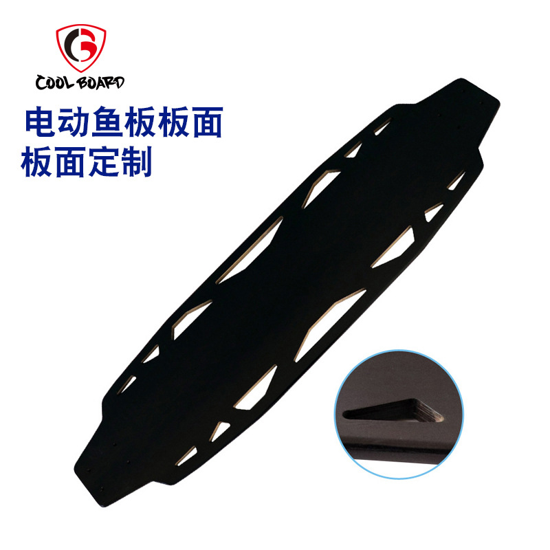 Four-wheel skateboard manufacturer customized electric northeast maple plus maple 7 to 16 layers of 39-inch long skateboard