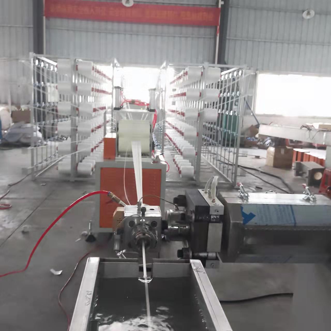 SJ-55马克笔水彩笔笔芯管塑料挤出机设备生产线