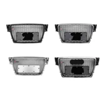 Подходит для Audi A4 модифицированная решетка RS4 2013-2016 B8.5, обновление переднего бампера RS4, решетка B8PA сотовая сетка.
