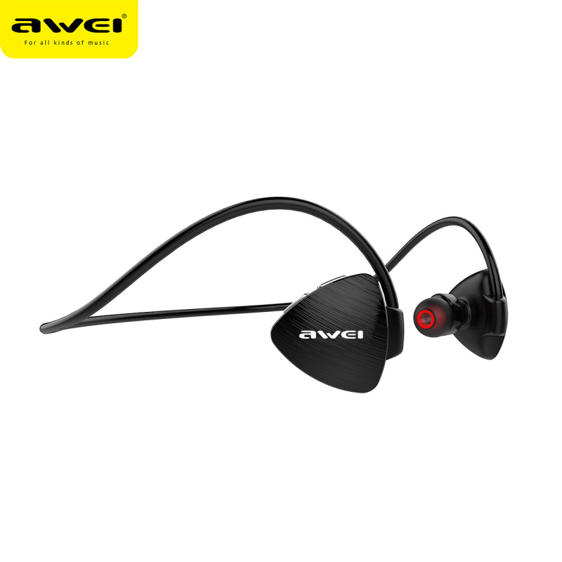 Awei用次元後吊り式入耳bluetoothイヤホンA847BL防水防汗運動フィットネスbluetoothイヤホン|undefined