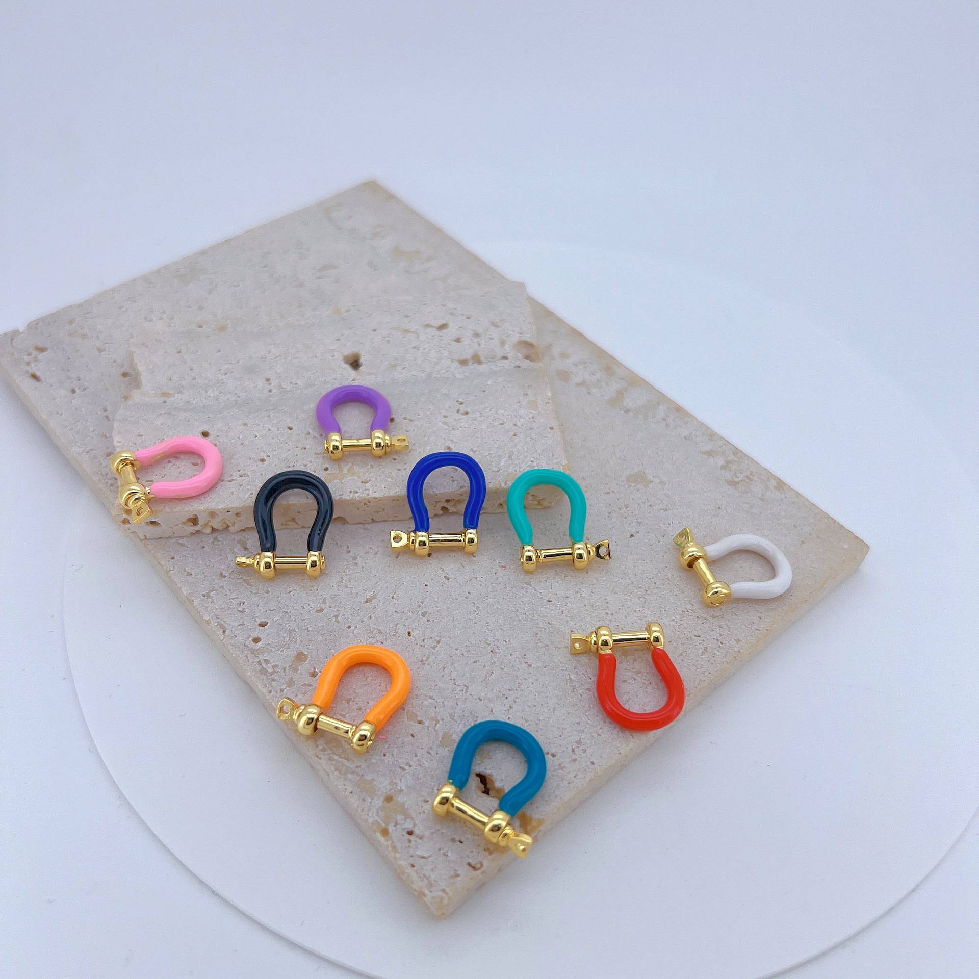 1 Piece 15*18.7mm Copper U Shape Jewelry Buckle Jewelry Accessories display picture 11