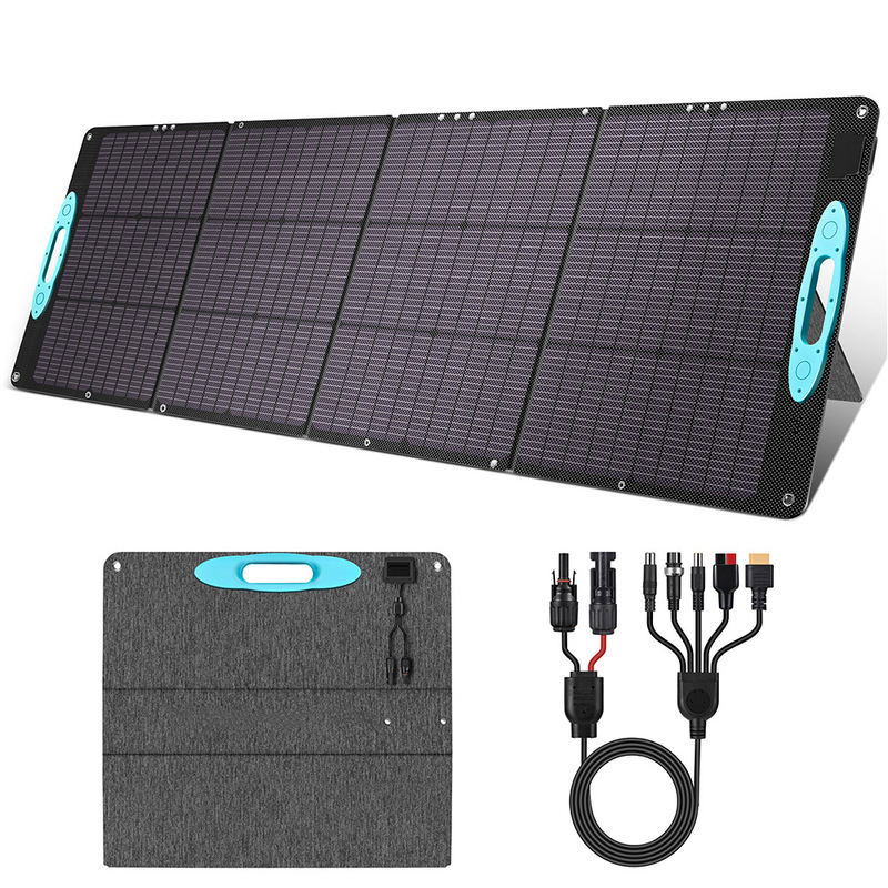 Foldable solar panel 200w portable solar charger panel for camping RV travel Foldable solar panel 200w portable solar charger panel for camping RV travel