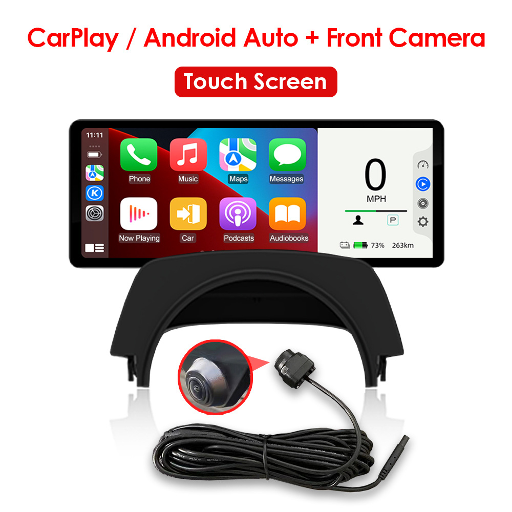 Suitable for Tesla Huanxin 3 Smart Ips Dashboard Reversing Image Supports Carplay High-Definition Display