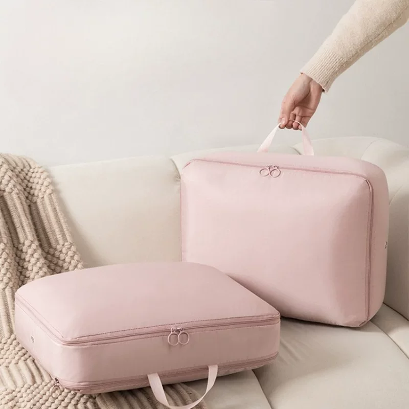 Down jacket, storage bag, handheld suitcase for traveling, cloth bag