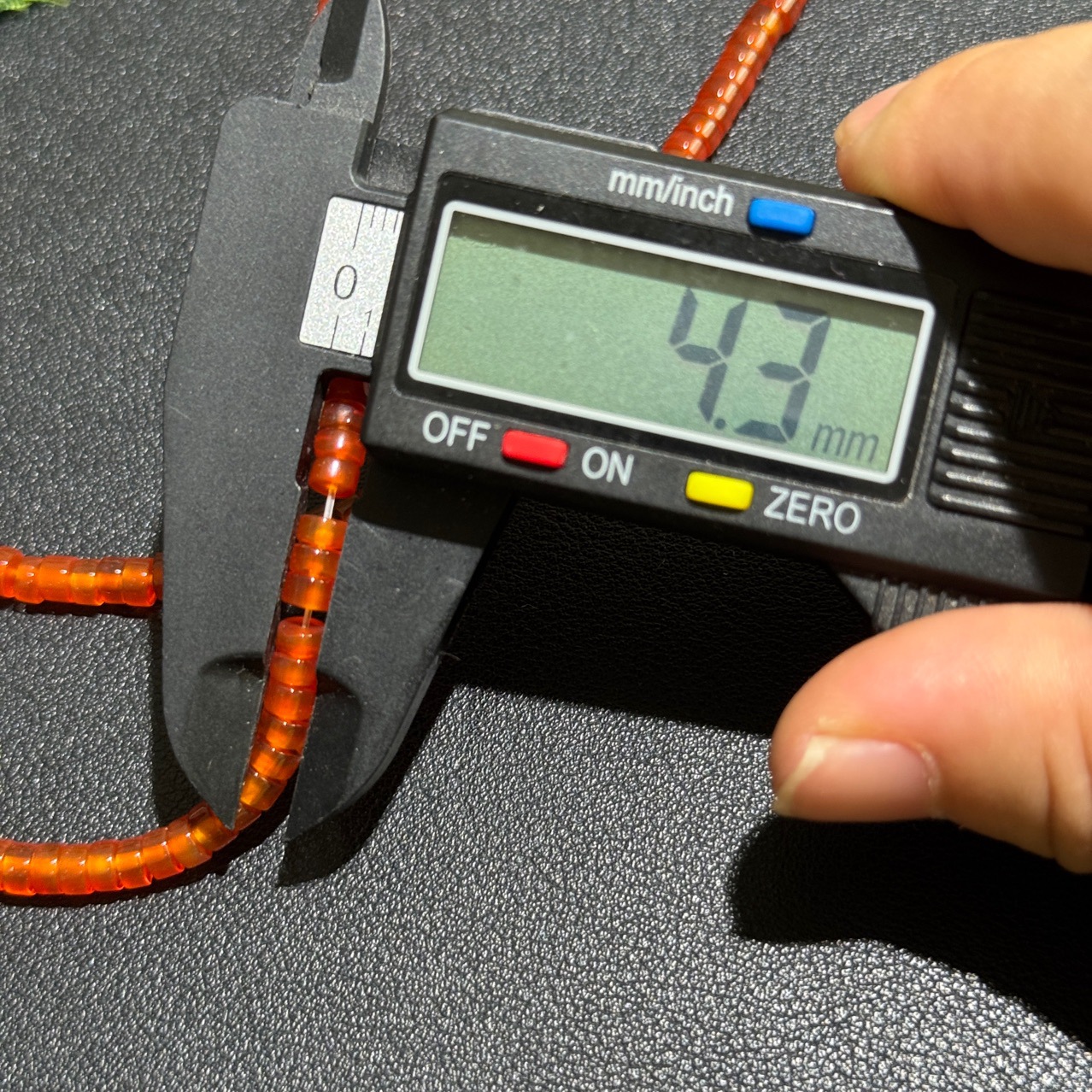 Ágata natural 4 * 2mm recta ágata roja espaciador cuentas semiacabadas Diy collar pulsera con cuentas