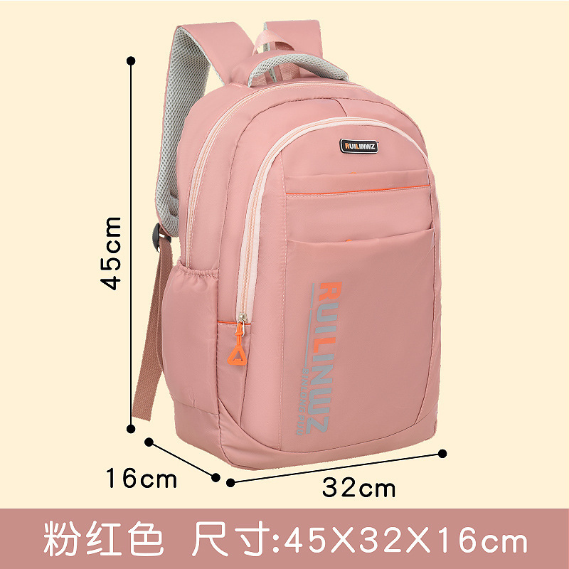 2025 bolsas escolares de estudiantes de secundaria de cinco o seis grados, mochila de chicas de secundaria secundaria, mochila de tendencia de almacenamiento