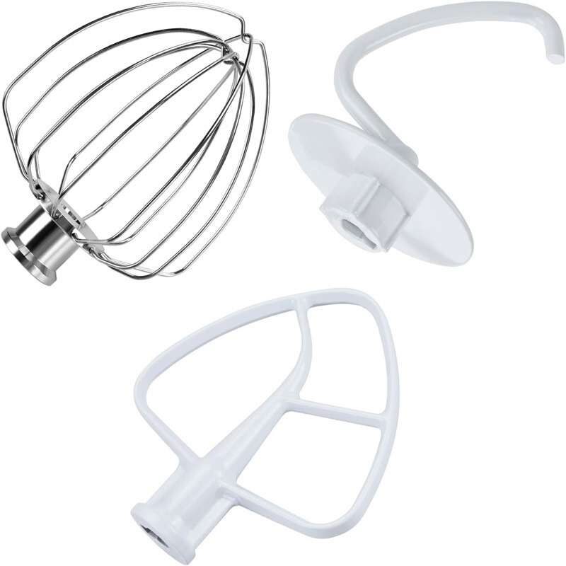 Kitchenaid Chef Machine Accessories K45Ww Egg Beater K45Dh Dough Hook K45B Mixing Paddle Set Kitchenaid Chef Machine Accessories K45Ww Egg Beater K45Dh Dough Hook K45B Mixing Paddle Set