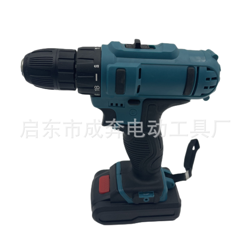 De Litio recargable taladro eléctrico de alta potencia destornillador traje batería de litio herramientas de hardware del hogar ventas directas de la fábrica