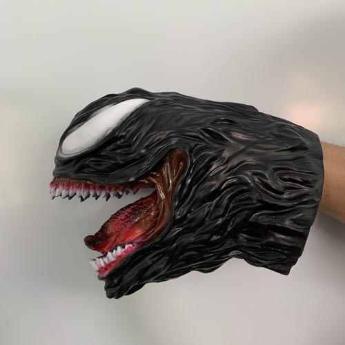 Latex Venom 2 mask cosplay Avengers 4 hero headgear Halloween horror hero villain Venom headgear