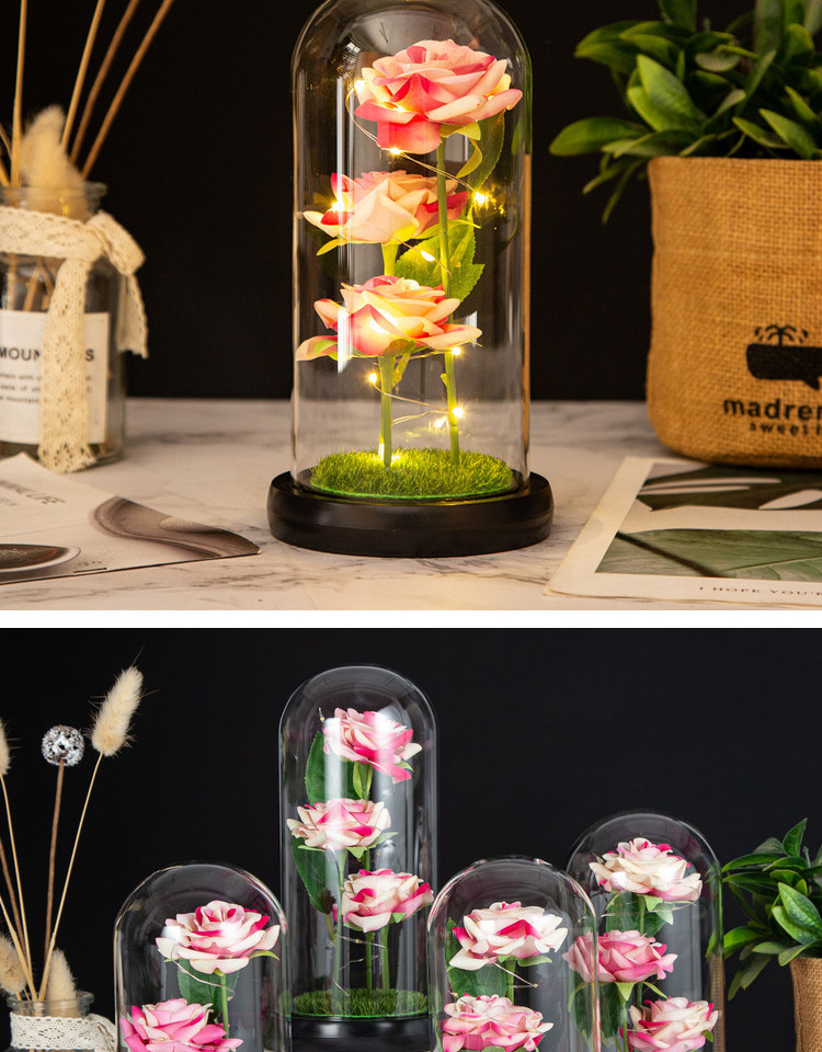 Valentine's Day Romantic Pastoral Rose Preserved Fresh Flower Party Date Festival Bouquet display picture 3