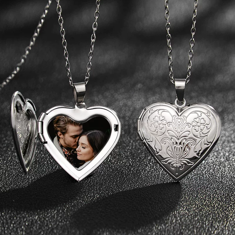 Модная ретро поди necklace из нержавеющей стали, подвеска, аксессуар в форме сердца, европейский стиль