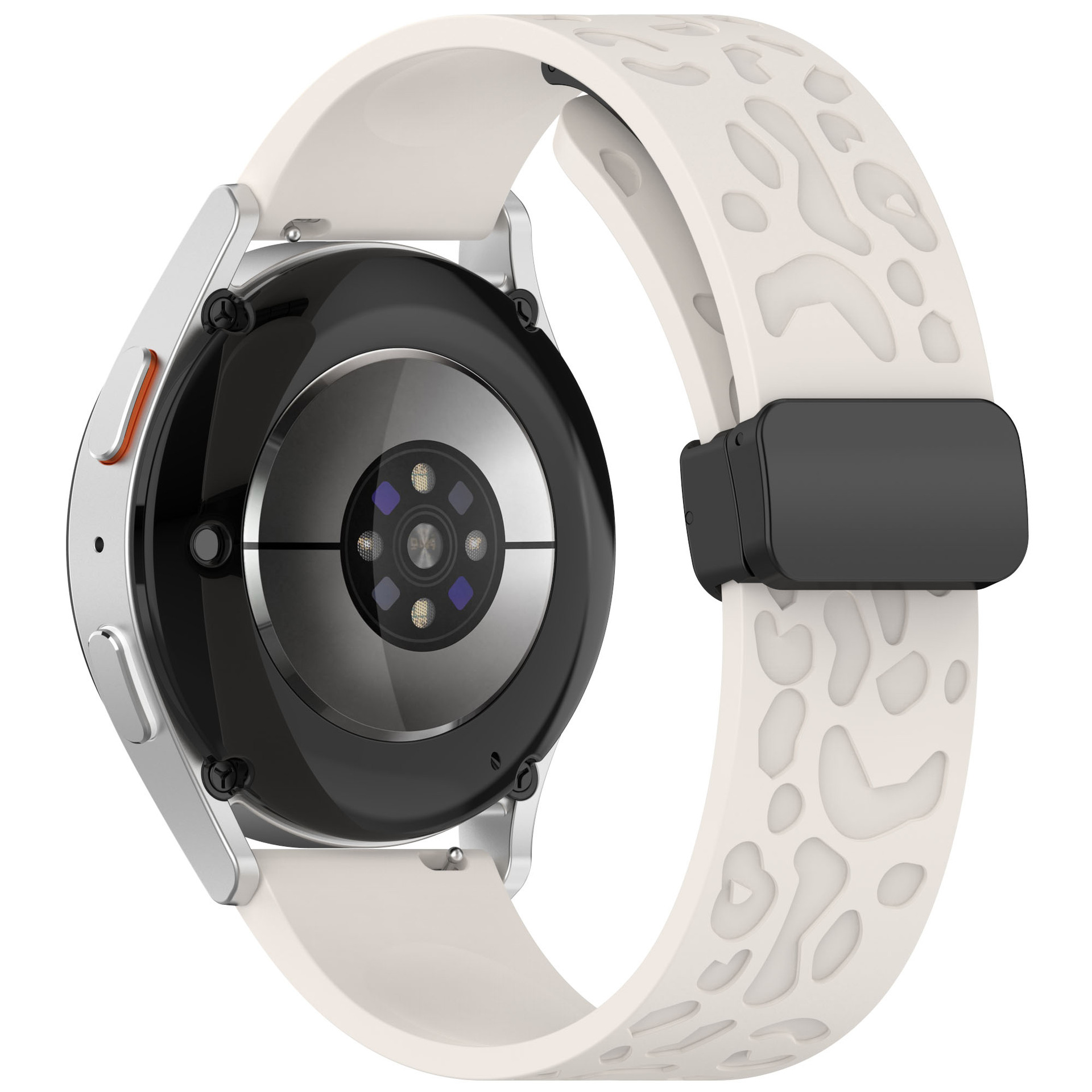 Compatible with the universal leopard print magnetic clasp strap of Huawei and Samsung Galaxy watch5 pro watch5 undefined