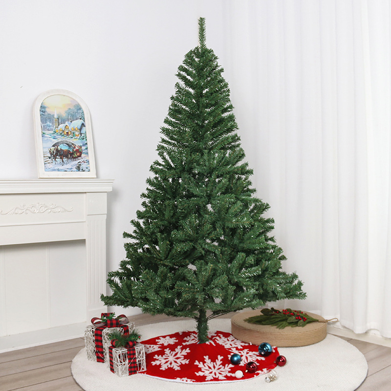 Nuevos productos transfronterizos decoraciones navideñas 45 - 300cm simulación cifrado PVC árbol de Navidad decoraciones del hogar